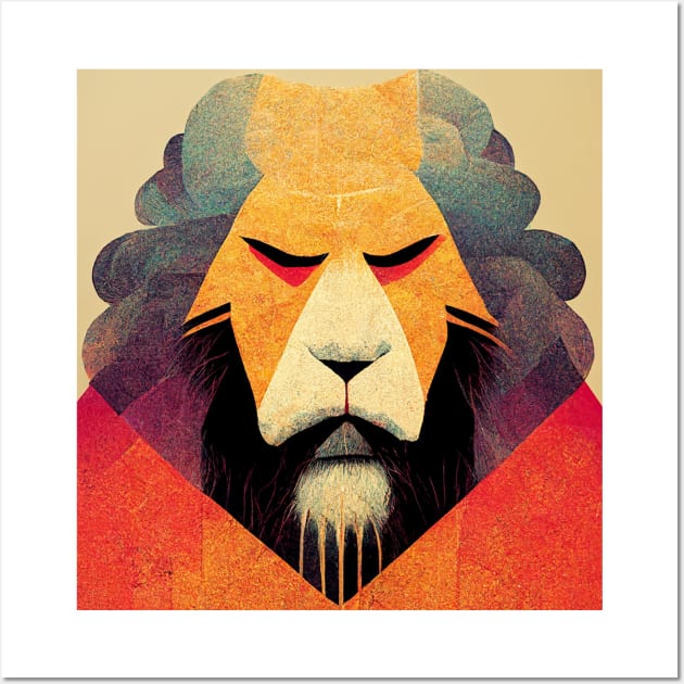 lion, , optimum signum zodiaci Wall Art by ElArrogante